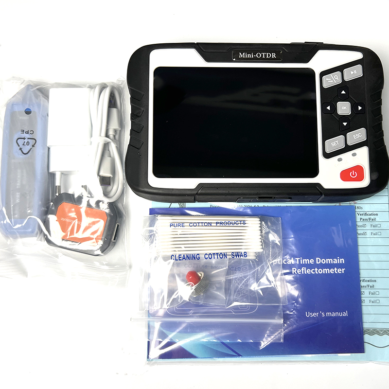 FC1500 Fiber and Copper Tester, Integrated in OTDR, OPM, OLS, VFL, Event Map and RJ45 Cable Testing