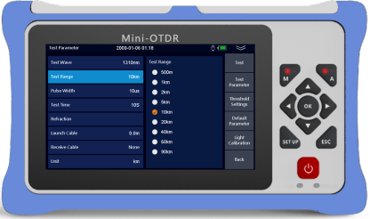 980RTC HANDY MINI OTDR Reflectometer with VFL OPM OLS