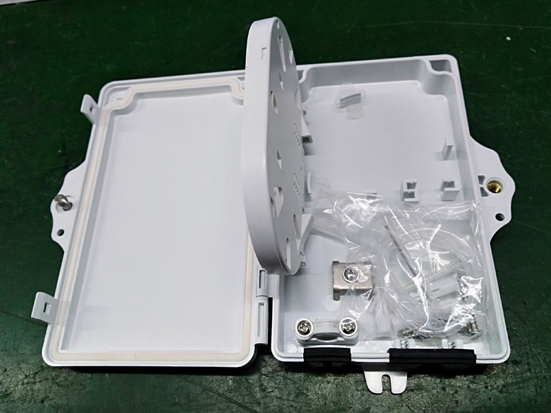 FF-FTB2A 2 Cores Optical Terminal Box (Max Capacity: 2 cores SC), Support Wall Mounting, 180*127*37mm