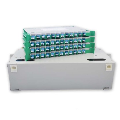 48 Duplex LC ODF FDU, With Adapters, Pigtails and All Installation Accessories