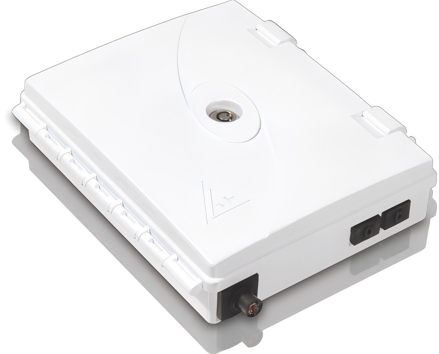FF-FTB2B 2 Cores Optical Terminal Box (Max Capacity: 2 cores SC), Support Wall Mounting, 150*120*37mm