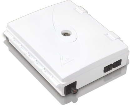 FF-FTB2B 2 Cores Optical Terminal Box (Max Capacity: 2 cores SC), Support Wall Mounting, 150*120*37mm