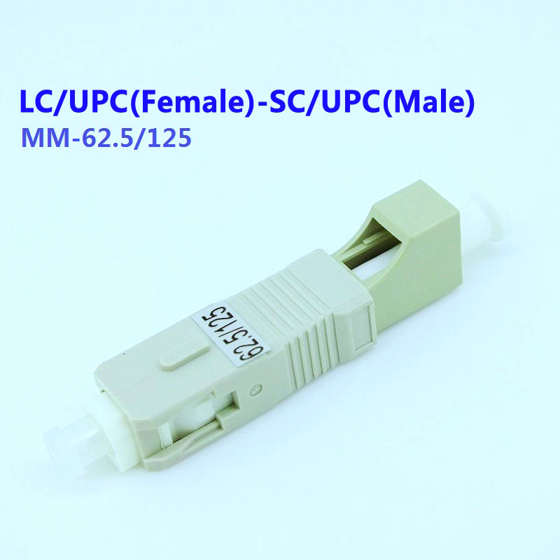 LC Female to SC Male Adapter LC to SC Fiber Connector Coupler Jointer