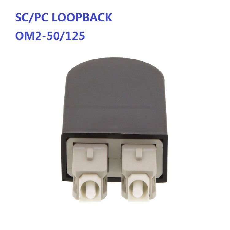 Duplex PVC SM OM1 OM2 OM3 Single mode Multimode Fiber Loopback Module