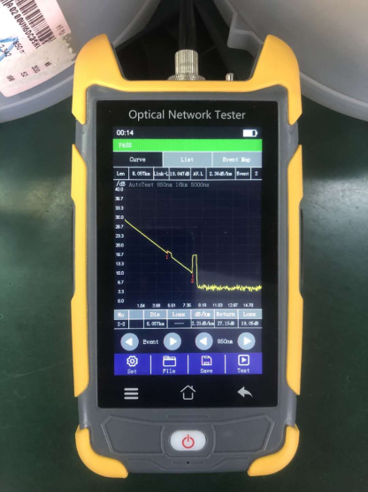 980EXP OTDR Reflectometer with Multi Functions OPM OLS VFL Auto Event Map RJ45 Cable Tester Expert Testing SC FC Connectors