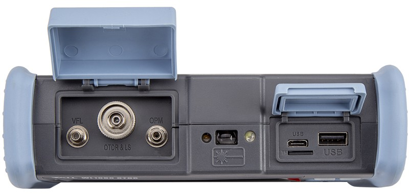 FC1300 Fiber & Copper Multimeter with Auto OTDR Expert OTDR Event Map Optical Power Meter Optical Light Source Insertion Loss Visual Fault Locator RJ45 Cable Tracking RJ45 Cable Sequence RJ45 Cable Length Space Distance LED Light