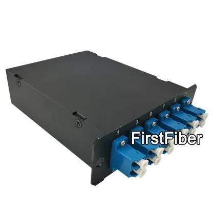 12 Fiber MPO Breakout Cassette with MPO to LC Cable