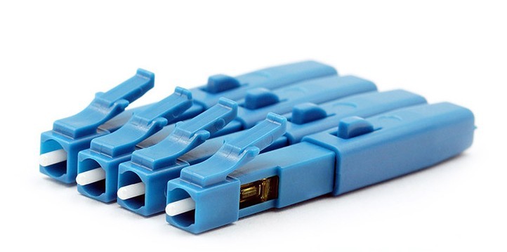 LC/UPC Field Fast Assembly Connector for 0.9mm 2.0mm 3.0mm Indoor Cable and FTTH Flat Cable