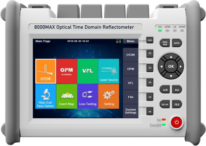8000MAX OTDR Reflectometer with OPM OLS VFL