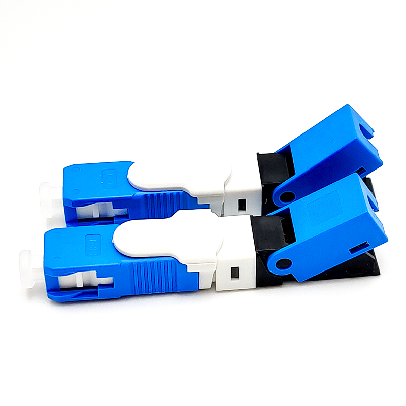 ESC25D-UPC SC/UPC Fast Connector for 2x3mm Drop Cable and 1.6x2mm Drop Cable FTTH Fiber Optic Field Assembly  Connector