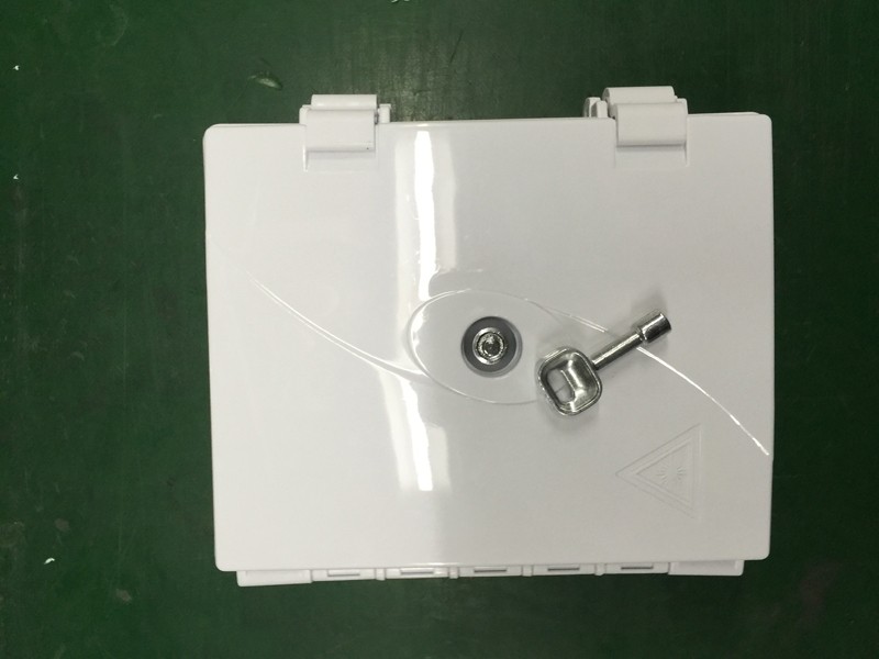 FF-FTB2B 2 Cores Optical Terminal Box (Max Capacity: 2 cores SC), Support Wall Mounting, 150*120*37mm