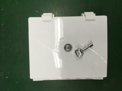 FF-FTB2B 2 Cores Optical Terminal Box (Max Capacity: 2 cores SC), Support Wall Mounting, 150*120*37mm