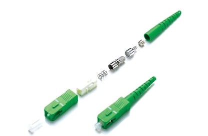 SC/APC Epoxy Connector with 2.0mm Boot