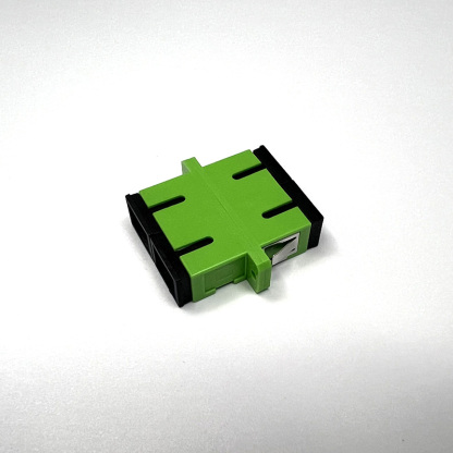 SC/APC Duplex Bulkhead SC APC Adapter Connector Two Channels