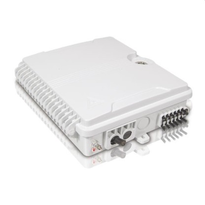 FF-FTB12B 12 Cores Optical Terminal Box (Max Capacity: 12 cores SC) Support Uncuting, Wall Mounting, 225x220x65mm