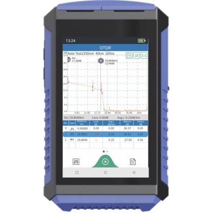 980TEK OTDR Reflectometer with OPM OLS VFL RJ45 Bluetooth