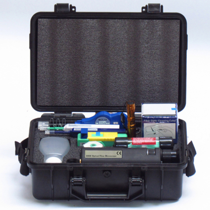 Optical Fiber Inspection and Cleaning Kit