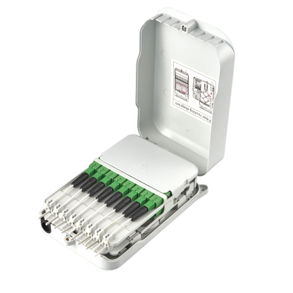 FF-FTB8L 8 Cores Optical Terminal Box (Max Capacity: 8 cores SC), Support Wall Mounting
