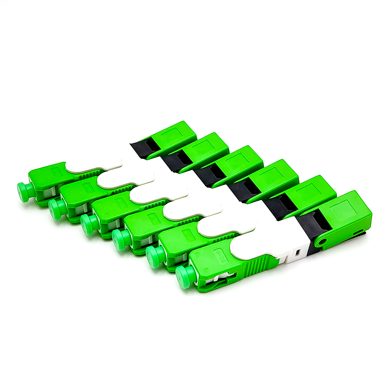 ESC25D-APC SC/APC Fast Connector for 2x3mm Drop Cable and 1.6x2mm Drop Cable FTTH Fiber Optic Field Assembly Connector