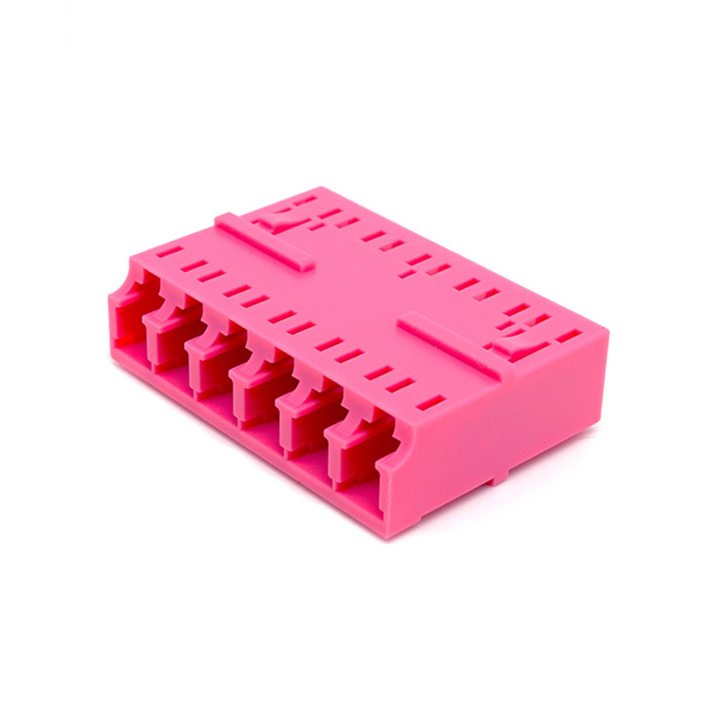 LC Adapter Optical Fiber Connector 6 Cores SM MM