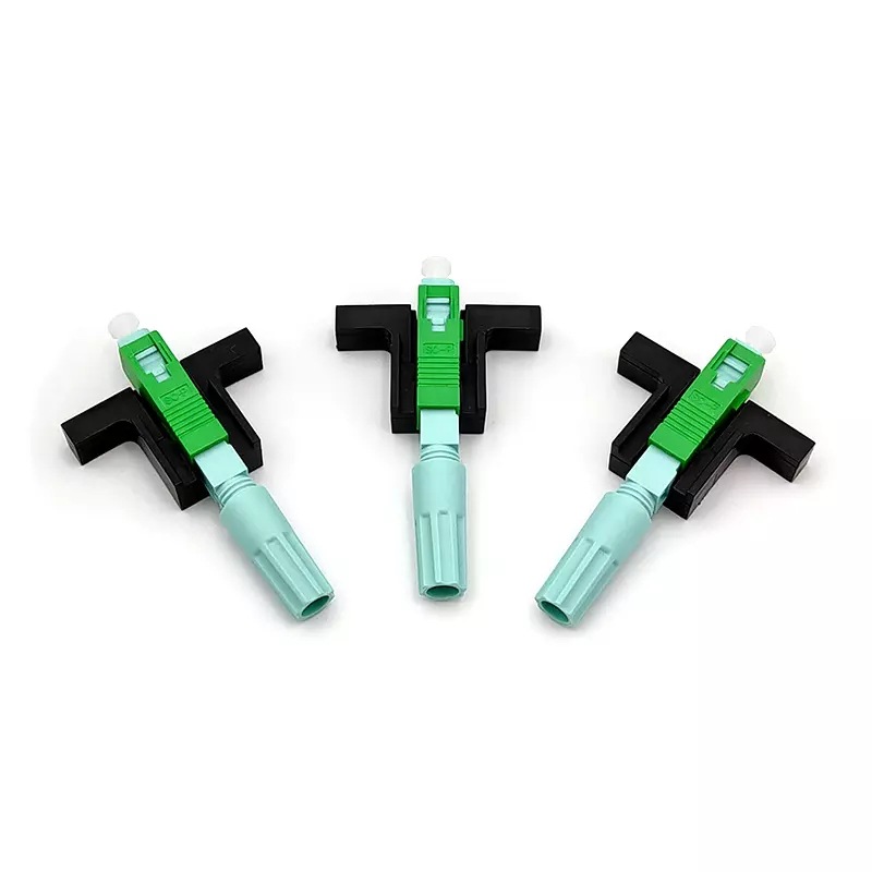 10 pieces SC UPC Fast Connector Field Quick Connector Assembly Adapter