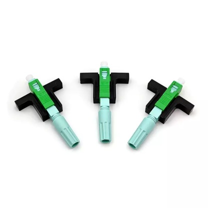 10 pieces SC UPC Fast Connector Field Quick Connector Assembly Adapter