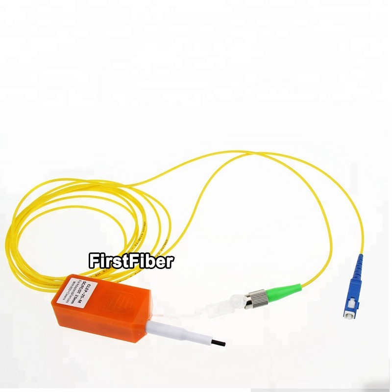 Short Fiber Optic Cleaner for Both 2.5mm FC SC ST and 1.25mm LC MU Male Connectors and Bulkhead Adapters
