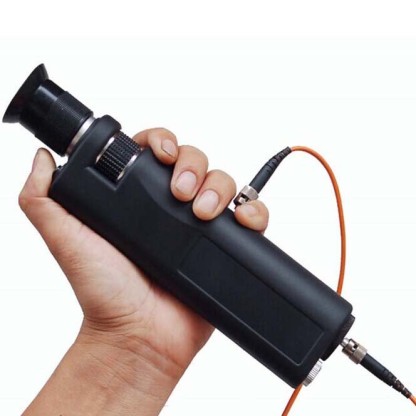 400X Handheld Fiber Microscope For Fiber End-face Inspection With 1.25mm & 2.5mm Adaptor