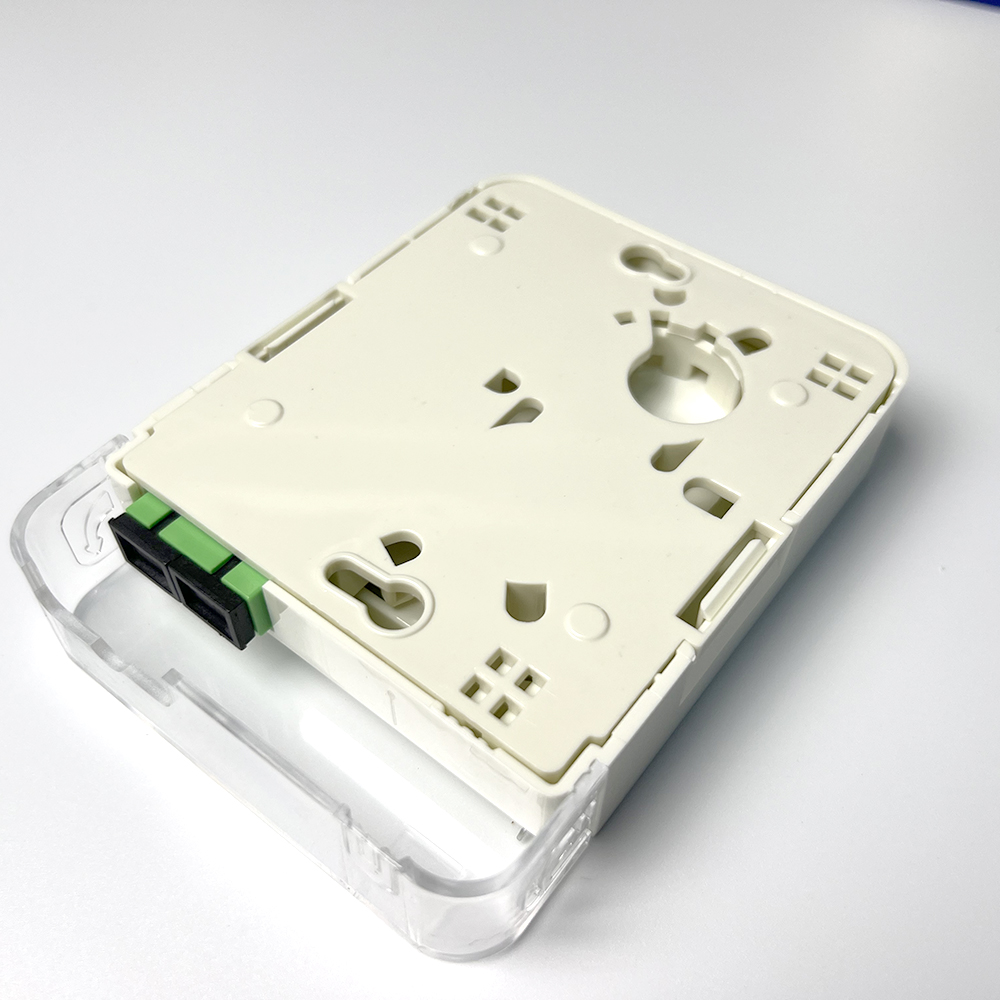Optical Fiber Socket Outlet Duplex SC Port 2 Cores