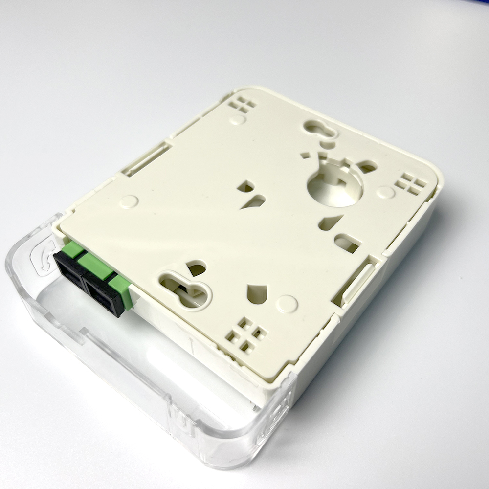 Optical Fiber Socket Outlet Duplex SC Port 2 Cores