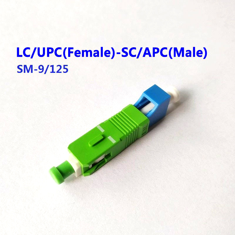 LC Female to SC Male Adapter LC to SC Fiber Connector Coupler Jointer
