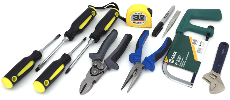 Optical Fiber Tools Kit incudes FIBER CABLE JACKET REMOVER, UNIVERSAL ASSEMBLY TOOLS, CLEANING