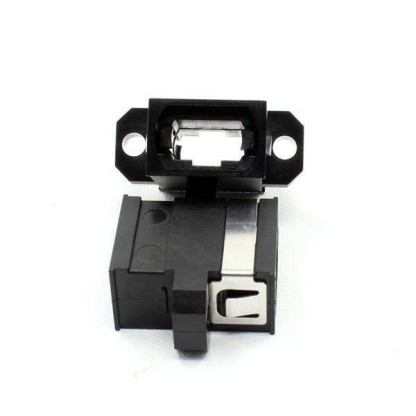 MPO Black Fiber Optic Adapter