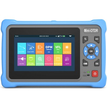 12 in 1 Enhanced OTDR for Optical Fiber Network Testing Munti Functions Optic Reflectometer with VFL OPM OLS RJ45 Cable Tester 980MAS