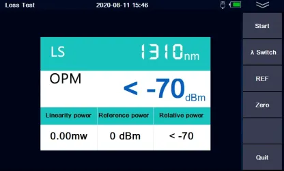 980EXT Pro mini OTDR Reflectometer with OPM OLS VFL Loss Attenuation Tester Touch Screen SC FC 1310nm 1550nm Fiber Optic OTDR