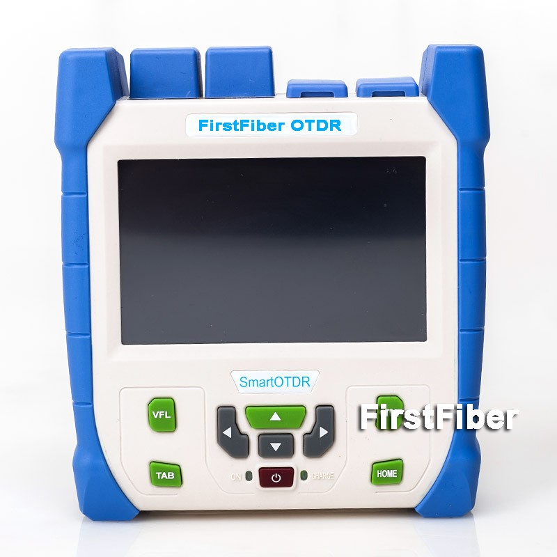 FF90D28 Fiber Optic OTDR Reflectometer 28/26dB 130km, with Carrying Bag, FC/SC/ST Connectors, Touch Screen, Event Map & Software