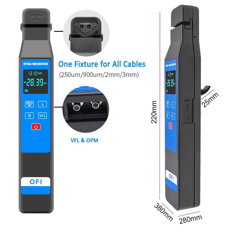 FF-3306H Optical Fiber Identifier with OPM and VFL