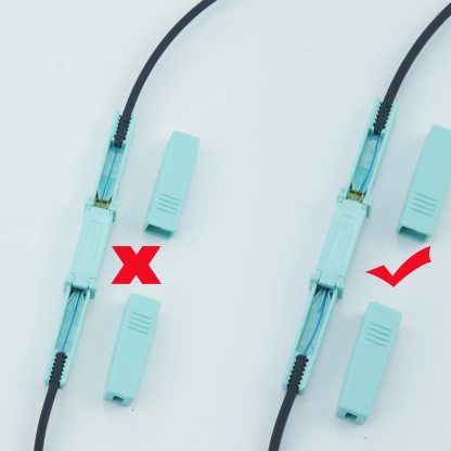 Optical Fiber Quick Connectors Mechanical Connector Field Assembly