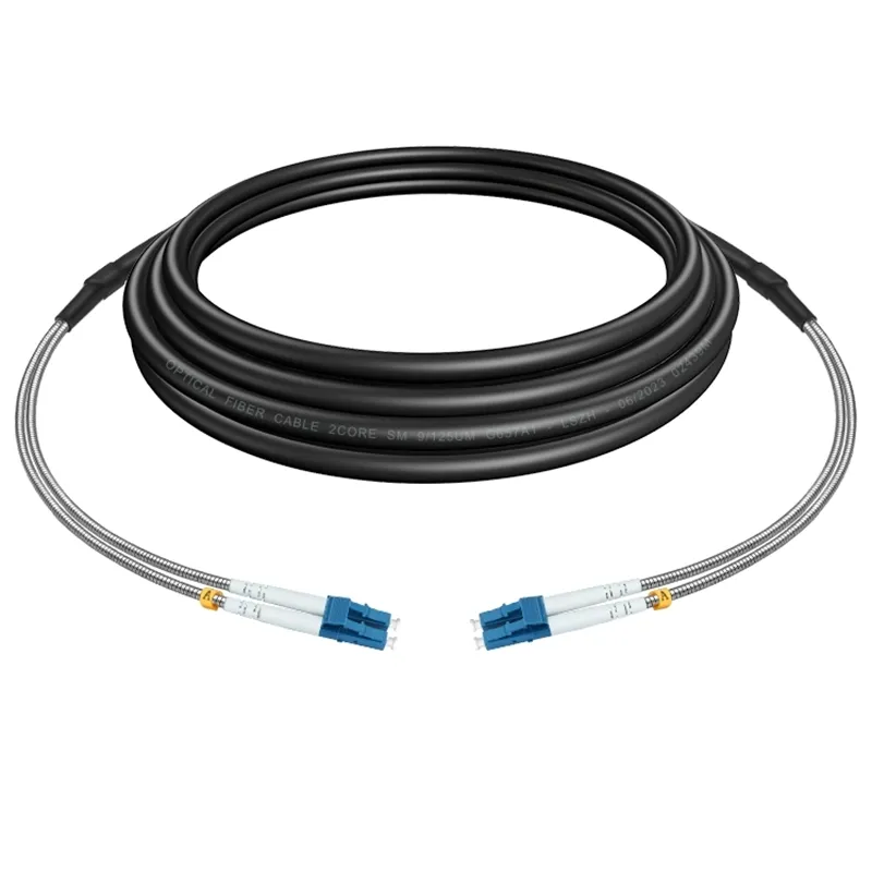 CPRI Water proof Fiber Cable Patch Cord RRU BBU 2 Cores G657A1