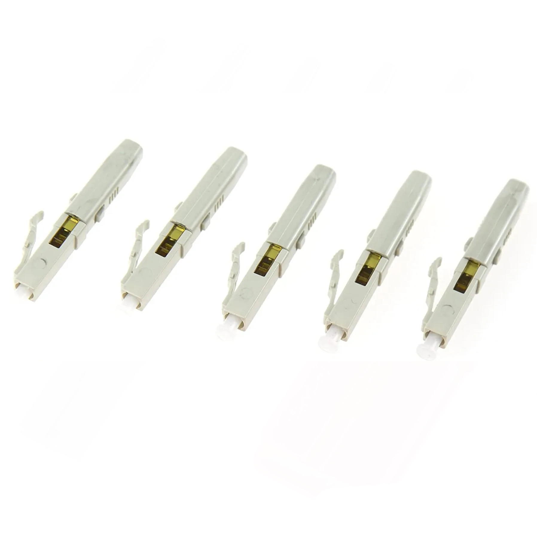 LC Multimode Fiber Optic Fast Connectors LC MM 50/125um Fiber Optic Quick Connectors Adapter for FTTH 0.9/2.0/3.0mm fiber cable