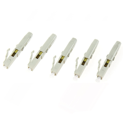 LC Multimode Fiber Optic Fast Connectors LC MM 50/125um Fiber Optic Quick Connectors Adapter for FTTH 0.9/2.0/3.0mm fiber cable