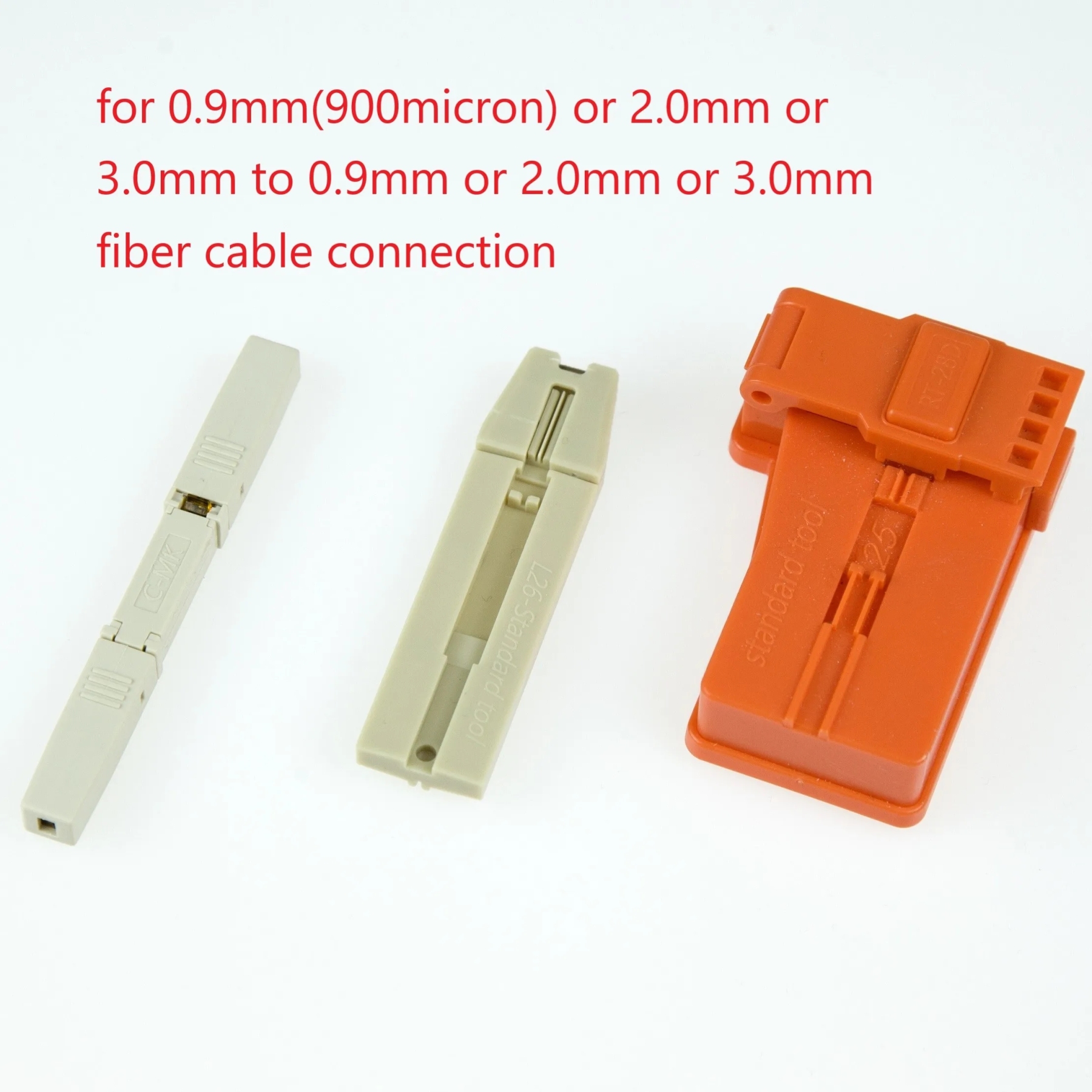 Optical Fiber Quick Connectors Mechanical Connector Field Assembly