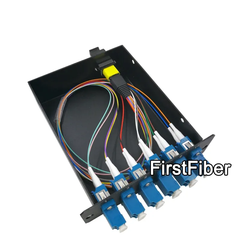12 Fiber MPO Breakout Cassette with MPO to LC Cable