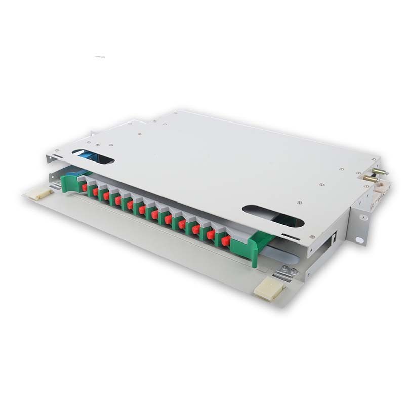 12 FC ODF FDU, With Adapters, Pigtails and All Installation Accessories