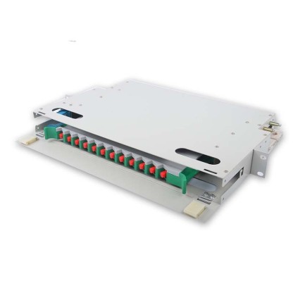 12 FC ODF FDU, With Adapters, Pigtails and All Installation Accessories