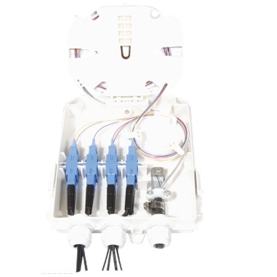 FF-FTB8C 8 Cores Optical Terminal Box (Max Capacity: 8 cores SC), Wall Mounting, 200x160x46mm