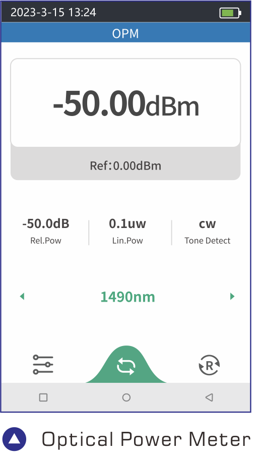980TEK OTDR Reflectometer with OPM OLS VFL RJ45 Bluetooth