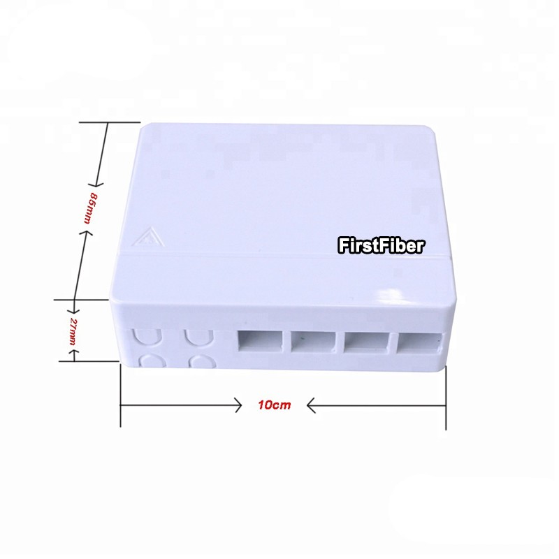 FF-FOS4B 4 Cores Fiber Optic Socket Faceplate