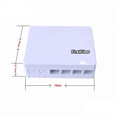 FF-FOS4B 4 Cores Fiber Optic Socket Faceplate
