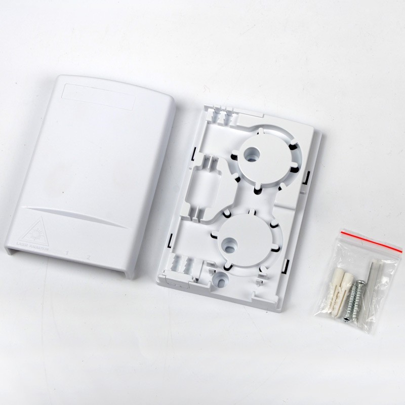 FF-FOS2L 2 Port Access Terminal Box ATB Fiber Faceplate Socket 125x80x24.3mm